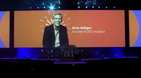 HubSpot社CEOブライアン・ハリガン氏の登場