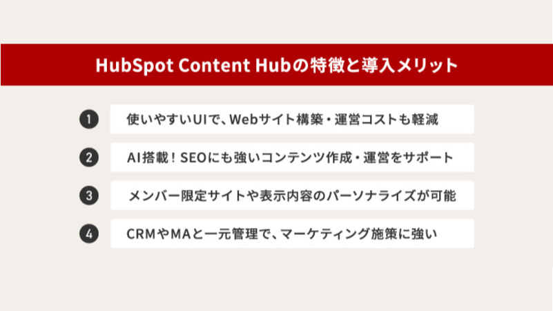 HubSpot Content Hubとは？マーケティングに強いCMS機能と導入メリットを紹介